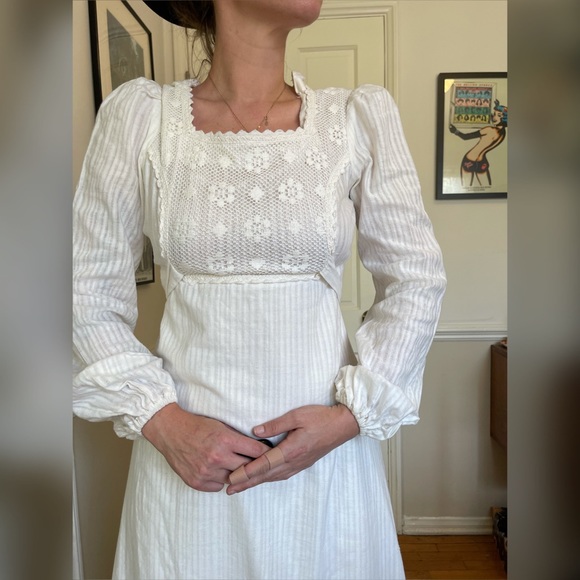 Sold |  Gunne Sax Black Label Prairie Dress - Picture 4 of 10